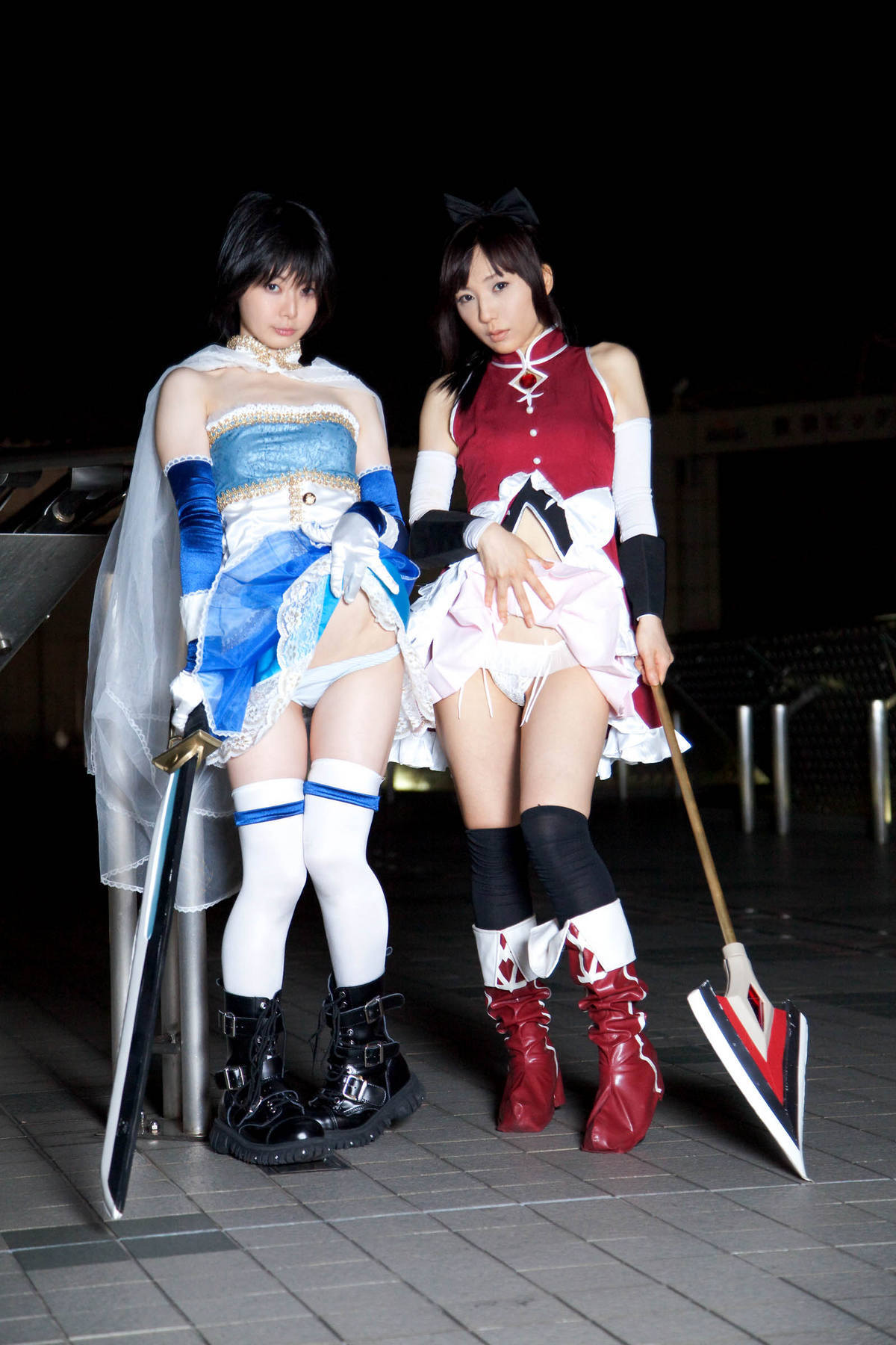 (C80) (コスプレ)   Sayaka and Kyoko  CosPlay制服诱惑套图